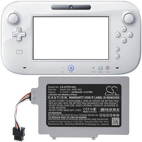 Nintendo Wii U 8G GamePad Battery