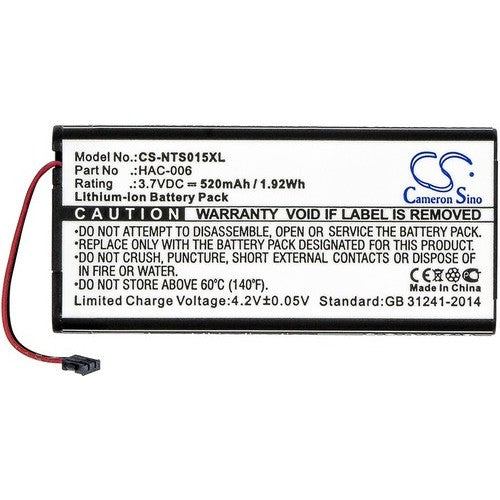 Nintendo HAC-A-JCR-C0 Battery