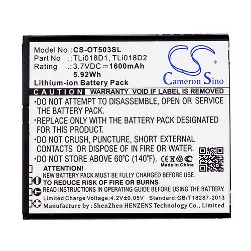 TCL OT-5038A Battery