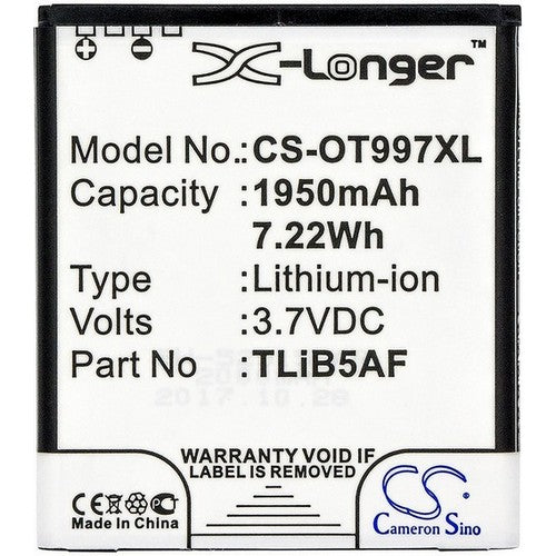 TCL MW40 Battery