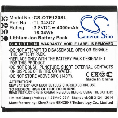 CS-OTE120SL Battery