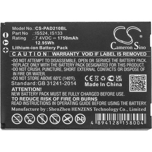 Pax D210 BlueTooth Battery