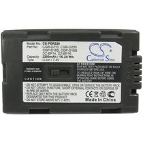 Panasonic NV-MX7DEN Battery