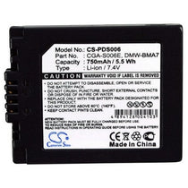 Panasonic Lumix DMC-FZ30EG-K Battery