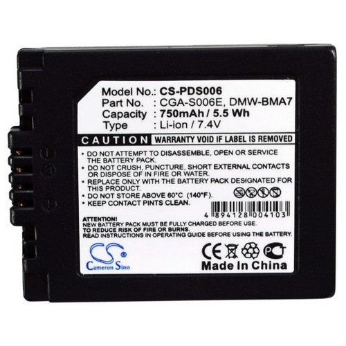 Panasonic CGR-S006A/1B Battery
