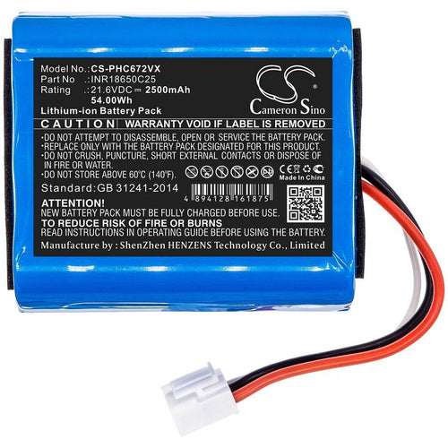 Philips 3000-018-25613 Battery