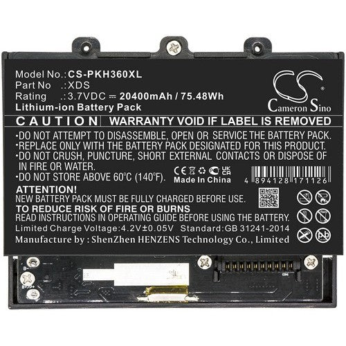 Peaktech 1360 Battery