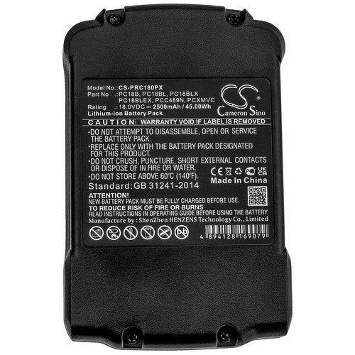 Porter Cable PC1800L Battery