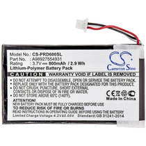 Sony PRS-600/RC Battery