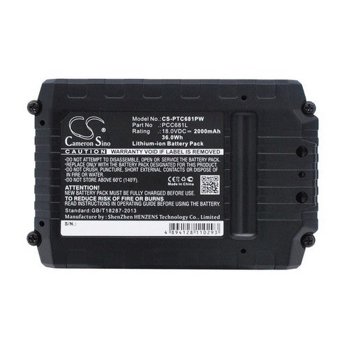 CS-PTC681PW Battery