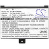 CS-PTK602SL Battery