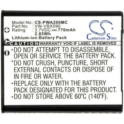 Panasonic VW-VBX090E-W Battery
