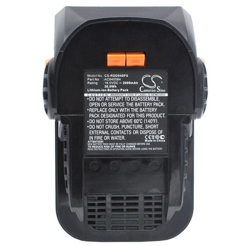 Ridgid 130383028 Battery
