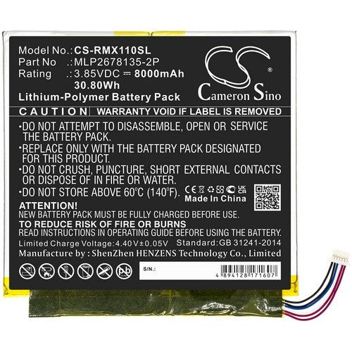 Verizon Ellipsis 10 HD Battery