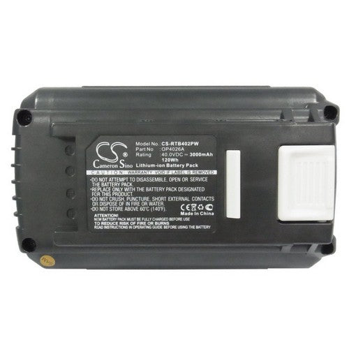 Ryobi RY40402A/ R40402 Battery