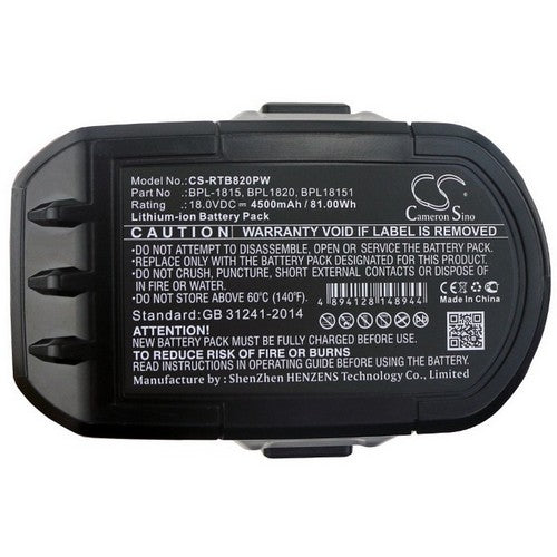Ryobi CDA-18021B Battery