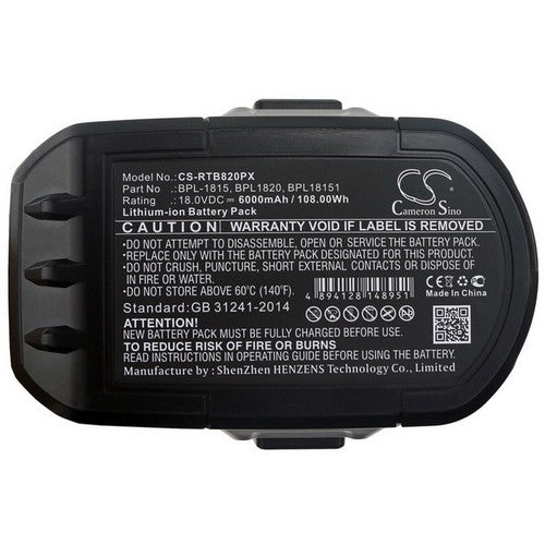CS-RTB820PX Battery