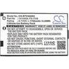 CS-RTV400RX Battery