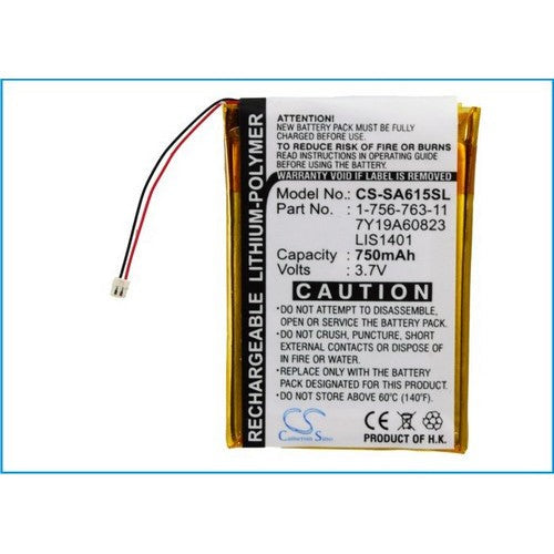 Sony NWZ-S616F Battery