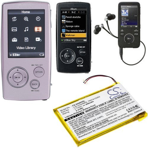 Sony NW-A805P Battery