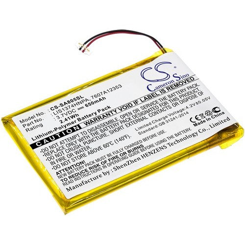 Sony NW-A805P Battery
