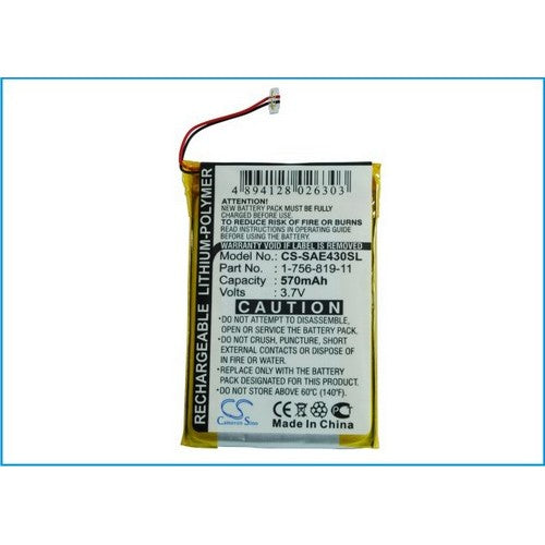 Sony NW-E435F Battery