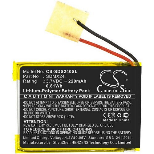 SanDisk SDMX24 Battery