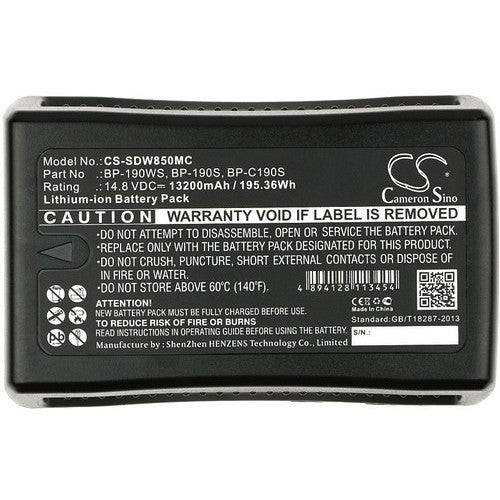 CS-SDW850MC Battery