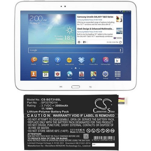 Samsung Galaxy Tab 3 8.0 Battery