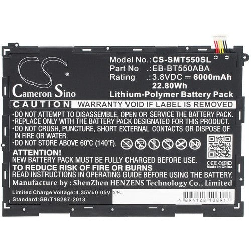 Samsung SM-T550 Battery