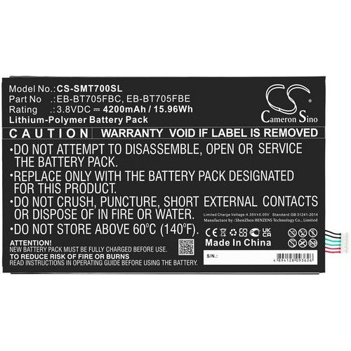 Samsung Galaxy Tab S 8.4 WiFi Battery