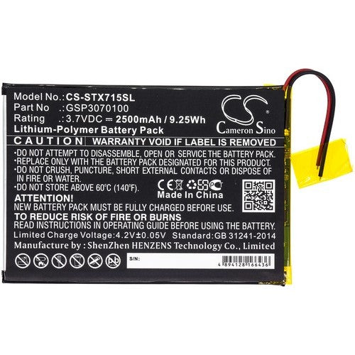 SmarTab GSP3070100 Battery