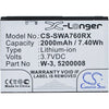 CS-SWA760RX Battery