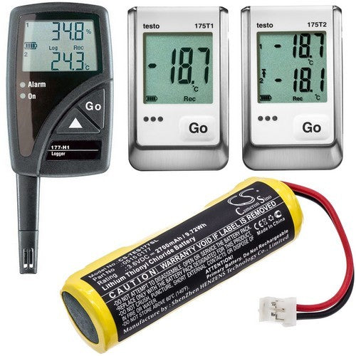 Testo 177 loggers Battery