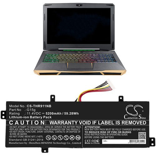 Gigabyte SabrePro 15-W8 Battery
