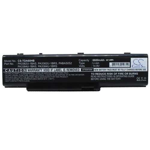 Toshiba Satellite A60-752 Battery