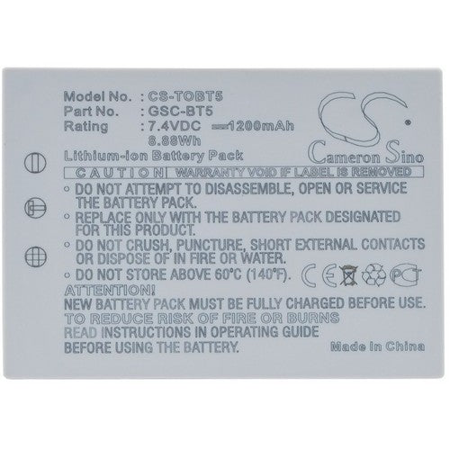TOSHIBA GSC-BT5 Battery