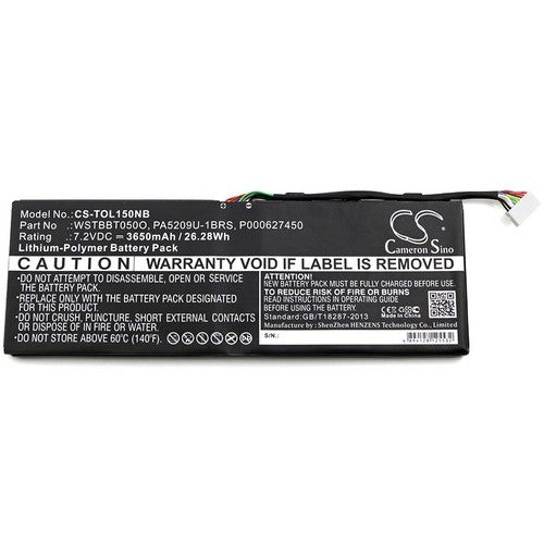 Toshiba PA5209U-1BRS Battery