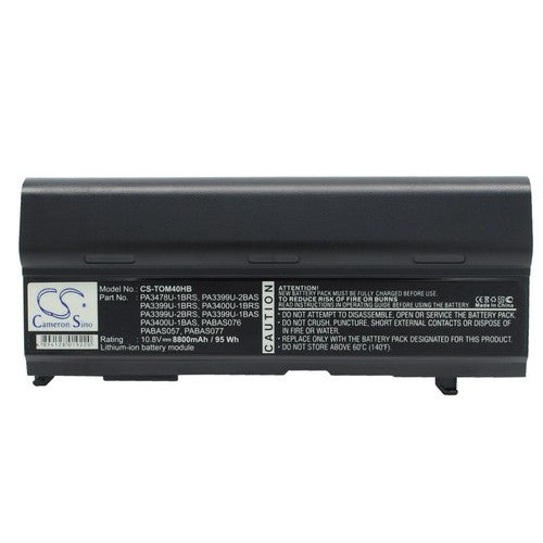 Toshiba PA3400U-1BRL Battery