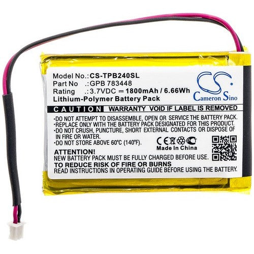 Telex GPB 783448 Battery