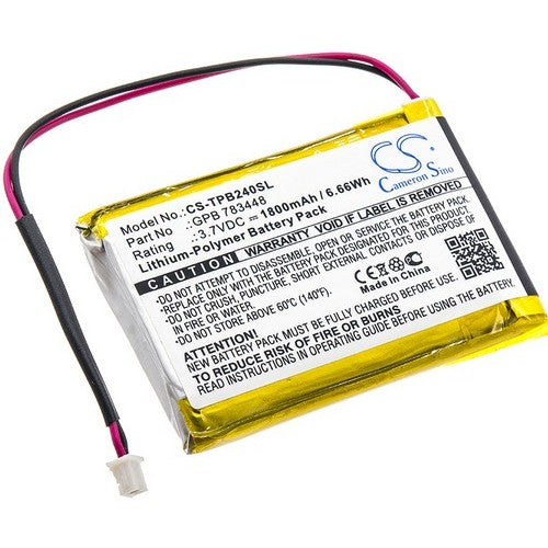 Telex PB24ND-TX Battery