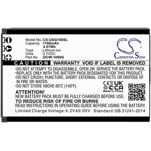 UniData ICW-1000G Battery