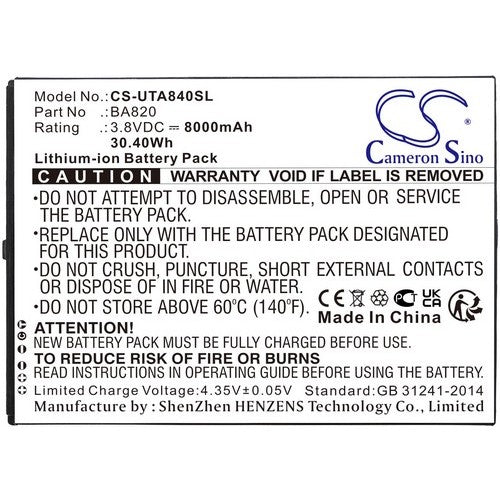 Unistrong BA820 Battery