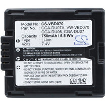HITACHI DZ-MV580E Battery