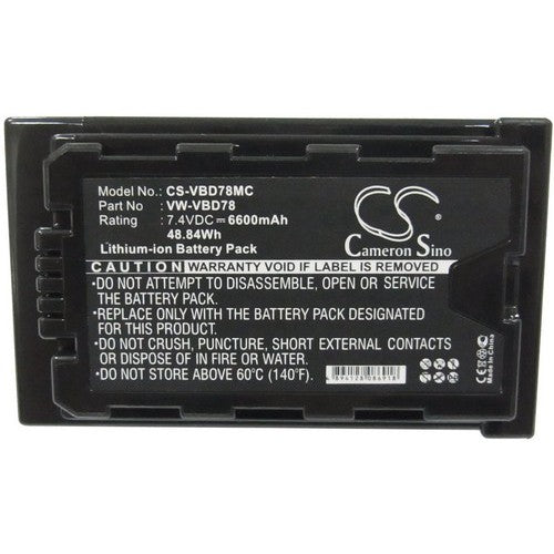 Panasonic HC-MDH2GK-K Battery