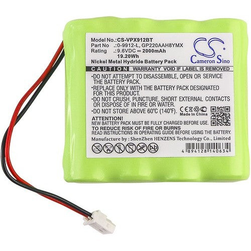 Visonic PowerMax+ alarm control panels Battery
