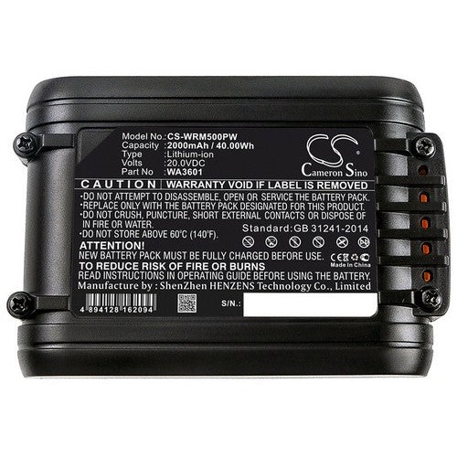Worx Landroid SO500i Battery