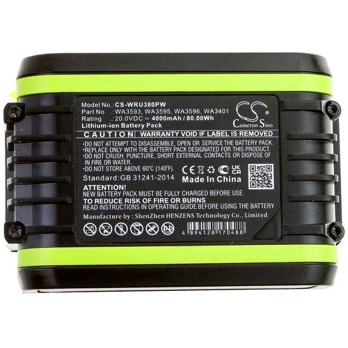 Worx WU185 Battery