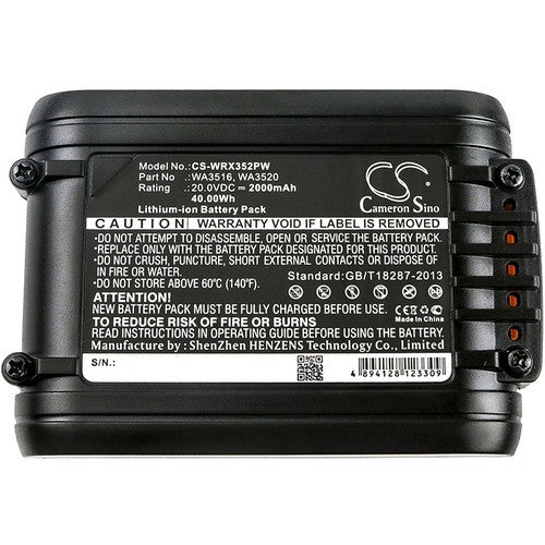 Worx WX167 Battery