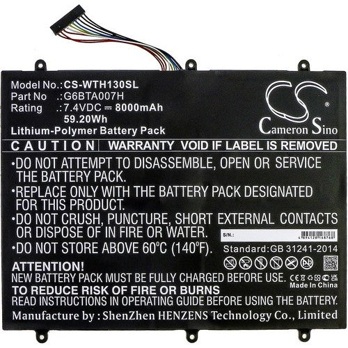 Wacom DTH-W1300 Battery
